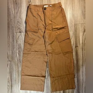 Vince Women's Brown Cargo Wide Leg Pants